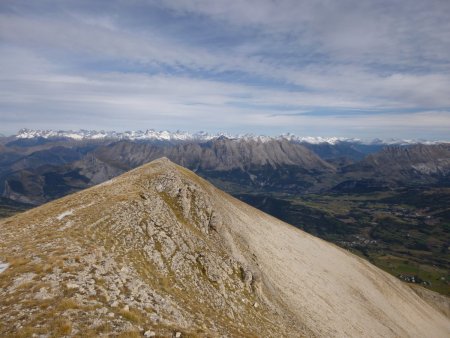 Montagne de Faraut et Écrins.