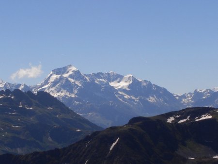  	Zoom sur le Mont Pourri, versant du glacier du Geai. Une merveilleuse ascension !
