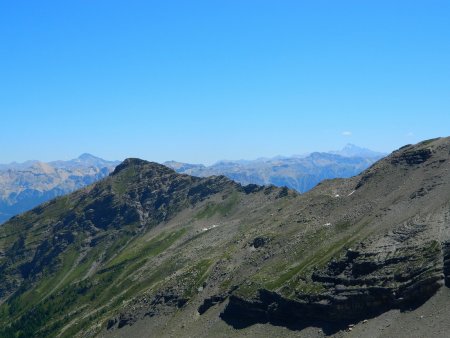 Pic de Rochebrune et Mont Viso.