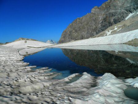 Le lac glaciaire.