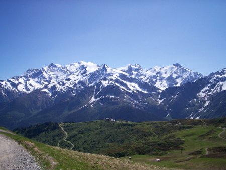 Mont Blanc depuis le Col du Joly.