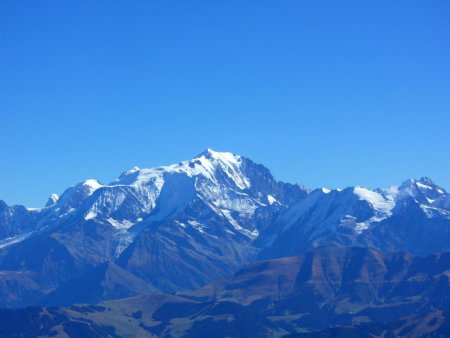 Zoom sur le Mont Blanc