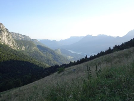 Col de Bornette : vue sur le lac d’Annecy