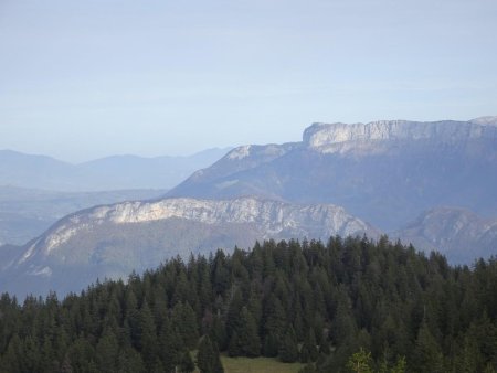 Crêt de Châtillon : Mont Veyrier et Parmelan
