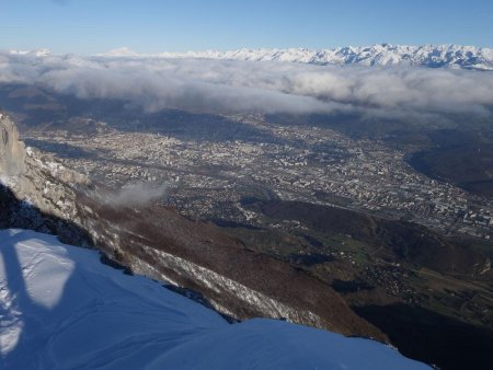 Et toujours, une vue magistrale sur Grenoble.