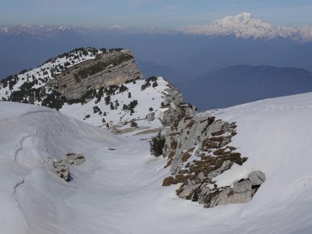 Le décor sur fond de Mont Blanc.