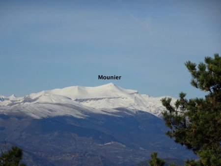 Vue depuis le Mont Férion : Mont Mounier