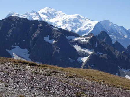 Le Mont Blanc s’invite dans le panorama...