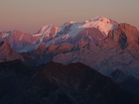 Dernières couleurs sur le Mont Blanc.