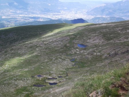 Grenoble au fond, vu du Pas de la Mine