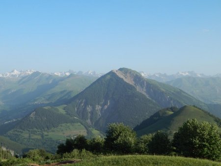 Le Mont Charvin -  vue de la table d’orientation