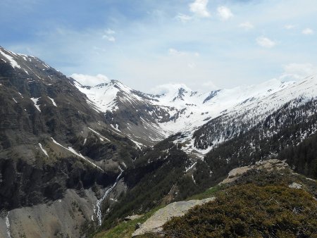 Du sommet : massif du Parpaillon