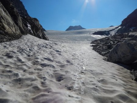 L’accès au glacier