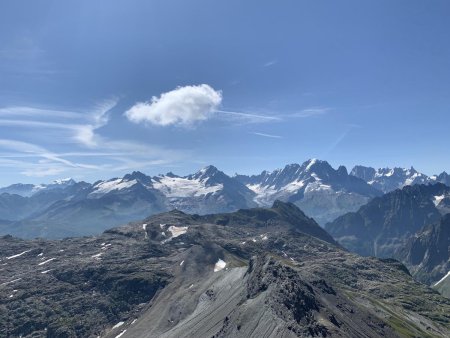 Grand Combin, Aiguille du Tour et son glacier, glacier d’Argentière