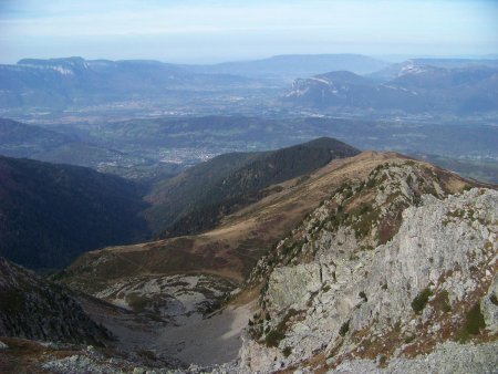 La combe de Savoie et le bassin Chambérien.