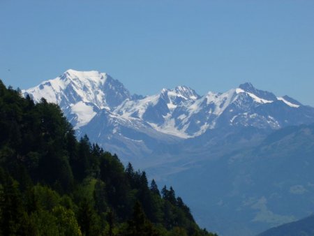 Mont Blanc vu du col du Haut du Four
