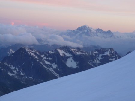 Vue vers le Mont Blanc.