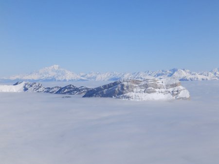 Mont Blanc, Dent de Crolles.