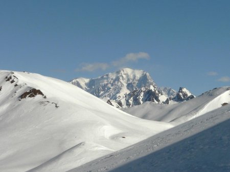 Première vue sur le Mont Blanc
