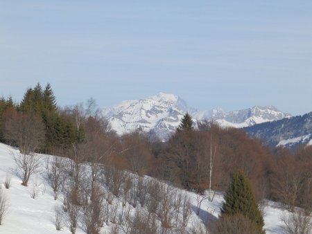 Mont Blanc. Trélod à gauche, Arcalod à droite.