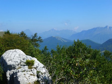 Les Bauges, le mont Pellat, sommet des pistes des Aillons.