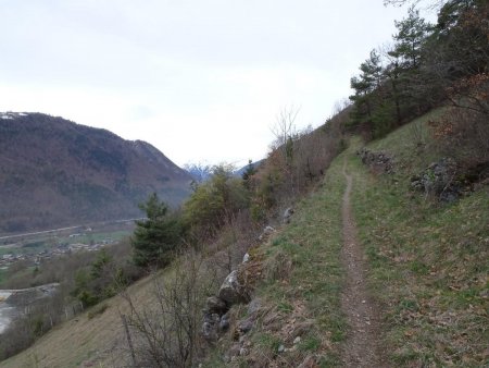 Sentier montant à Montgirod