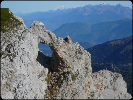 Arche et Mont Blanc.