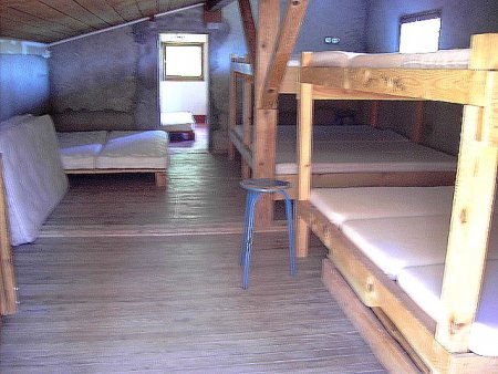dortoir de la cabane de la samblue
