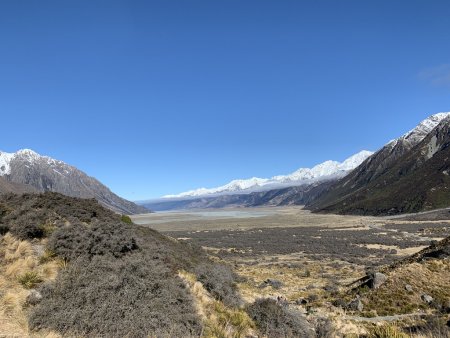 Vallée de la Tasman River (rétro).