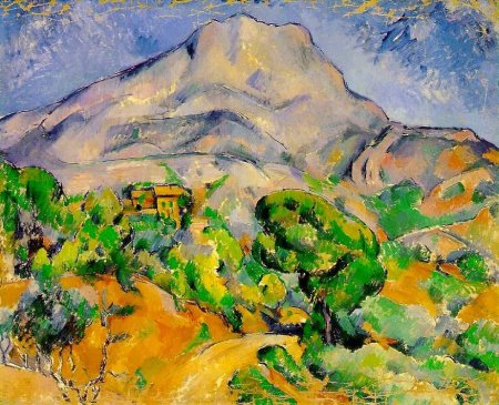 ...de Paul Cézanne avec la montagne Sainte-Victoire pour sujet.