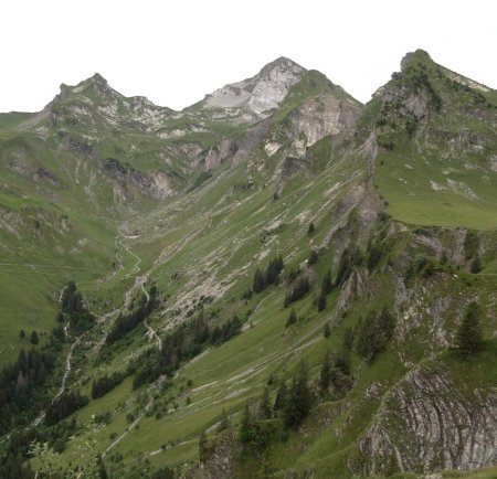 Fond de la vallée du Fier, Goënne, Charvin et Tulle.